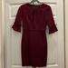 J. Crew Dresses | Deep Red J Crew Dress. Great For The Office! Best For Petites. | Color: Red | Size: 0p