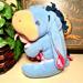 Disney Toys | Disney Fisher Price Baby Eeyore Plush Toy Rattle Satin Blanket Ears 2004 | Color: Blue/Pink | Size: 8”