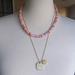 Madewell Jewelry | 2 Madewell Necklaces | Color: Gold/Pink | Size: Os