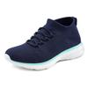 Sneaker LASCANA, Damen, Gr. 43, blau (marine), Obermaterial: 100% Textilmaterial. Futter: 100% Textilmaterial. Decksohle: 100% Textilmaterial. Laufsohle: 100% Synthetik, unifarben, sportlich, Schuhe Slip-on-Sneaker, Slipper, Halbschuh, ultraleicht...