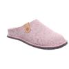 Pantoffel ROHDE "LUCCA", Damen, Gr. 41, rosa (rosé), Filz, meliert, klassisch, Schuhe, Clog, Hausschuh, Homeslipper in melierter Optik