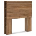 Signature Design by Ashley Aprilyn Full Bookcase Headboard Wood in Brown | 42.76 H x 41.38 W x 6.61 D in | Wayfair EB1187-163