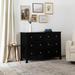 DaVinci Kalani 6 Drawer 47" W Double Dresser in Black | 34 H x 47 W x 21.5 D in | Wayfair M5529E