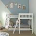 Harriet Bee Twin Over Full L-Shaped Bunk Bed w/ 3 Drawers Wood in White | 61.2 H x 96.8 W x 118.3 D in | Wayfair 1C97A7B97BED4397A6F9B5B68375FA5F