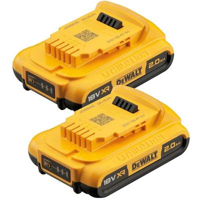 Dewalt - Akku-Set DCB183D2: 2x 18V / 2,0Ah DCB183D2