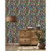 Multicolored Floral Wallpaper Peel and Stick and Prepasted