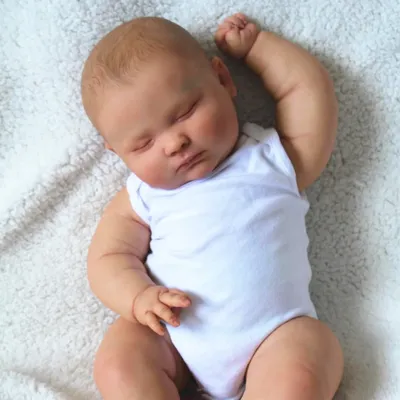 Baby Joseph Sleeping Gril Body Art Peau 3D Silicone Souple Jouet Beurre Bebe Veine Vasculaire