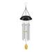 Pianpianzi Front Yard Christmas Decorations Dog Wind Chime Stand Large Seashell Wind Chimes Natural Outdoor Wind Color Solar Colorful Bubble Lamp Chime Column Changing Decoration Decoration & Hangs