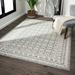 Luxe Weavers Moroccan Trellis Gray 5x7 Area Rug Modern Floral Carpet