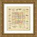 Treat 20x20 Gold Ornate Wood Framed with Double Matting Museum Art Print Titled - Mercer County Pennsylvania - Treat 1860