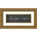 Adams Sarah 18x9 Gold Ornate Wood Framed with Double Matting Museum Art Print Titled - Love You More