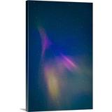 Great BIG Canvas | View Of Northern Lights In The Sky At Twilight In Denali State Park Southcentral Alaska Canvas Wall Art - 16x24