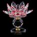 Lotus Tealight Holder Candlestick Decoration Red