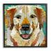 Stupell Industries Layered Dog Animal Portrait Ephemera Patchwork Collage Graphic Art Black Framed Art Print Wall Art Design by Traci Anderson