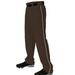 Alleson Athletic B41085197 Baseball Pants with Braid White & Forest - 2XL