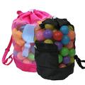 Cheer US Large Mesh Beach Bag Tote Durable Sand Away Drawstring Beach Backpack Swim and Pool Toys Balls Storage Bags Packs Stay Away from Sand and Water Toy Not Included