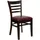 Flash Furniture HERCULES Series Ladder Back Wood Restaurant Chair, Red