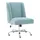 Linon Draper Office Desk Chair, Turquoise/Blue