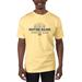 Men's Uscape Apparel Yellow Notre Dame Fighting Irish Garment Dyed T-Shirt