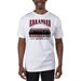 Men's Uscape Apparel White Arkansas Razorbacks T-Shirt