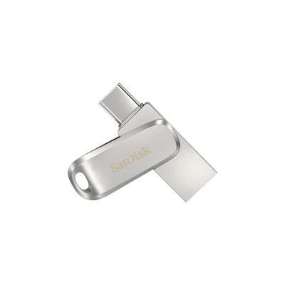 SanDisk Ultra Dual Drive Luxe USB-Stick 512 GB USB Type-A / USB Type-C 3.2 Gen 1 (3.1 Gen 1) Edelstahl