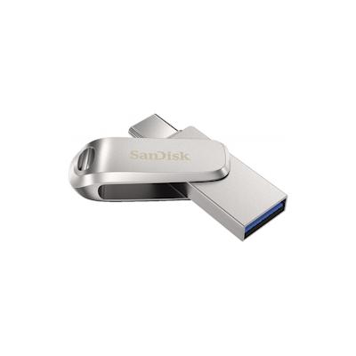 SanDisk Ultra Dual Drive Luxe USB-Stick 512 GB USB Type-A / USB Type-C 3.2 Gen 1 (3.1 Gen 1) Edelstahl