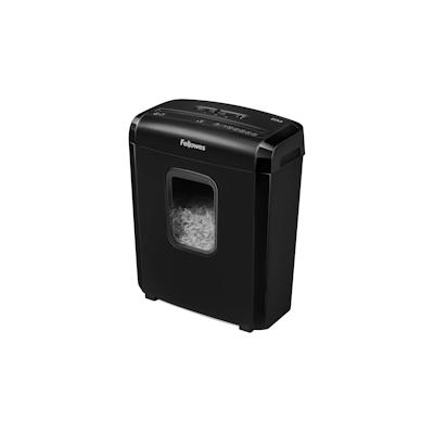 Fellowes Powershred 6M Aktenvernichter Mikrogeschnittene Zerkleinerung Schwarz Image