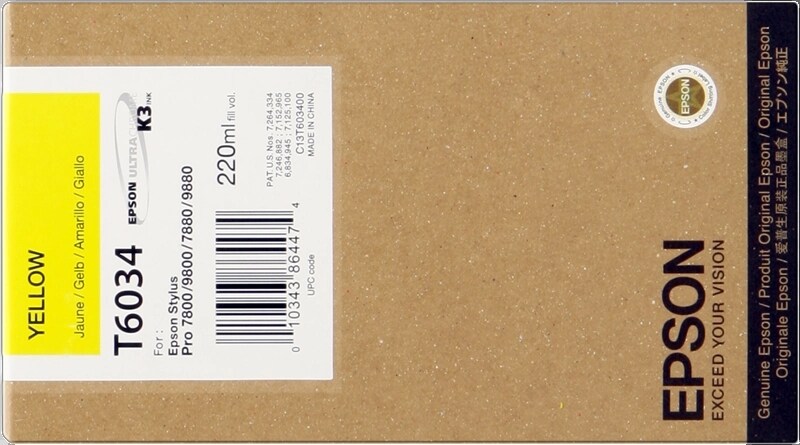 Epson Singlepack Yellow T603400, 220 ml Image