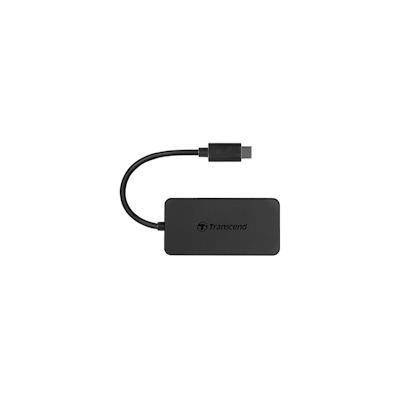 Transcend HUB2C - USB 3.2 Gen 1 (3.1 Gen 1) Type-C - Schwarz - CE/FCC/BSMI/KC/RCM/EAC - USB - 5 V - 0,9 A