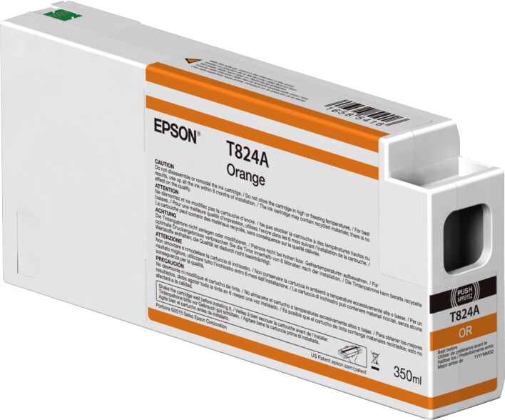 Epson Singlepack Orange T824A00 UltraChrome HDX 350ml Image