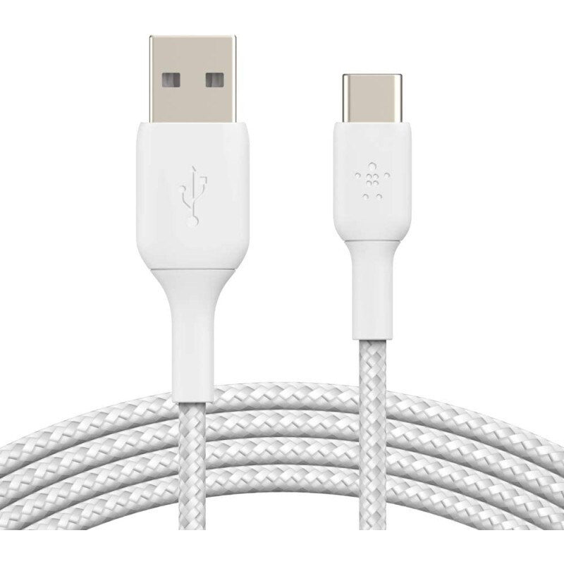 Belkin CAB002BT3MWH USB Kabel 3 m USB A USB C Weiß Image