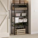 Furinno Wayar 5-Tier Metal Storage Shelf Rack for Kitchen Garage Restaurant and Office 30 x 14 x 60 Black
