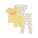 Cutie Pie Dreamers Baby Boy Baby Girl & Toddler Boy Toddler Girl Gender Neutral Unisex 4 PC Tight Fit Cotton Sleepwear Pajamas Sizes 12 Months-4T 12M-4T