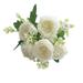 Artificial Fall Centerpieces Cotton Plants for Decorations Fall Long Stem Artificial Flowers for Tall Vase Home Roses Rose 5 Party Peony Bundles Artificial Decorative Fake Wedding Bouquet Flowers