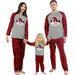 Pure Cotton Family Christmas Pajamas Matching Sets Santa Xmas Matching Pjs for Adults Kids Holiday Home Xmas Family Sleepwear Set