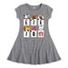 International Harvester - E-I-E-I-O Barnyard Animals - Toddler Girls Fit And Flare Dress