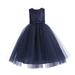 Ekidsbridal Lace Tulle Tutu Flower Girl Dress Formal Evening Gown Wedding Reception Birthday Party Social Event 188 12