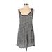 Forever 21 Casual Dress - DropWaist: Black Marled Dresses - Women's Size Small