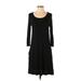 Gap Casual Dress - A-Line: Black Solid Dresses - Women's Size X-Small