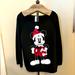 Disney Tops | Disney Mickey Mouse Christmas Sweatshirt | Color: Black/Red | Size: L