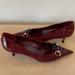 Gucci Shoes | Gucci Signature Horsebit Heels Pumps Patent Leather & Suede Nib | Color: Purple/Red | Size: 8.5