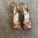 Jessica Simpson Shoes | Jessica Simpson Brown Wedged Heels Size 6 | Color: Brown | Size: 6