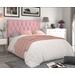 Brianna Upholstered Crystal Tufted Queen Headboard in Pink - CasePiece USA C80090-541