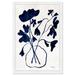 Oliver Gal Floral & Botanical Anemone Vase II Abstract Flowers Modern & Contemporary Blue & Navy Blue Canvas Wall Art Print For Living Room Paper | Wayfair