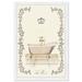 Le Bain Ornate by Oliver Gal - Picture Frame Graphic Art Paper in Gray/White | 26 H x 18 W x 0.8 D in | Wayfair 45328_16x24_PAPER_WHITE