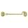 Deltana CHB6 6&quot; Solid Brass British Style Cabin Hook Swivel Door Latch with Eye Polished Brass Catches and Latches Door Latches Swivel Hook