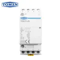 Contacteur modulaire domestique sur rail DIN TOCT1 4P 25A 220V 230V 50Hz 60Hz AC 4NO