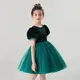 Robe de princesse d'automne pour filles à manches longues en maille avec paillettes pour