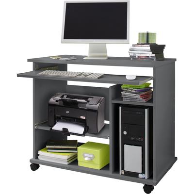 Computertisch VOGL MÖBELFABRIK "Compi", grau (anthrazit), B:72cm H:76cm T:46cm, Tische, Home Office Image