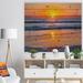 Highland Dunes Sandy Sea Beach in Early MorningSandy Sea Beach In Early Morning - Nautical & Coastal Wall Art - Natural Pine | Wayfair